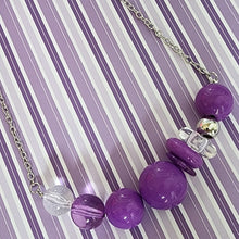 Load image into Gallery viewer, Paparazzi Bauble Bonanza - Purple Necklace