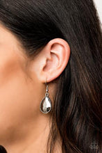 Load image into Gallery viewer, Paparazzi VINTAGE VAULT "All Toget-HEIR Now" Silver Necklace & Earring Set Paparazzi Jewelry