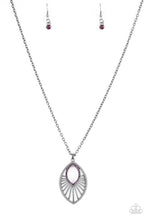 Load image into Gallery viewer, Paparazzi VINTAGE VAULT "Court Couture" Purple Necklace & Earring Set Paparazzi Jewelry