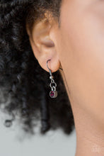 Load image into Gallery viewer, Paparazzi VINTAGE VAULT "Court Couture" Purple Necklace & Earring Set Paparazzi Jewelry