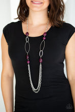 Load image into Gallery viewer, Paparazzi Pleasant Promenade - Purple Necklace