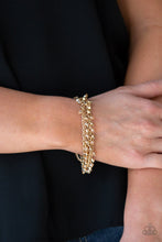 Load image into Gallery viewer, Paparazzi Cash Confidence - Gold Bracelet