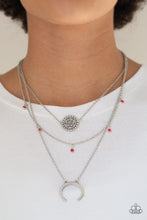 Load image into Gallery viewer, Paparazzi Lunar Lotus - Pink Necklace