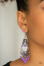 Load image into Gallery viewer, Paparazzi Colorfully Cabaret - Purple Earrings