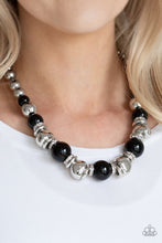 Load image into Gallery viewer, Paparazzi Hollywood HAUTE Spot - Black Necklace