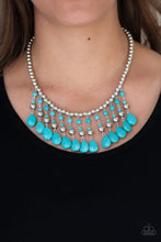 Load image into Gallery viewer, Paparazzi Rural Revival - Blue Necklace