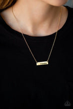 Load image into Gallery viewer, Paparazzi Best Grandma Ever - Gold Necklace