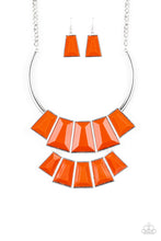 Load image into Gallery viewer, Paparazzi "Lions, TIGRESS, and Bears" Orange Necklace & Earring Set Paparazzi Jewelry