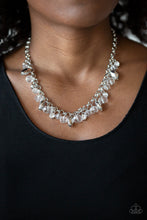 Load image into Gallery viewer, Paparazzi Downstage Dazzle - White Necklace