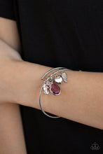 Load image into Gallery viewer, Paparazzi Heart of BOLD - Purple Bracelet