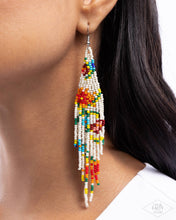 Load image into Gallery viewer, Paparazzi Beaded Gardens - White Earrings