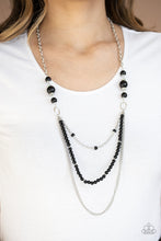 Load image into Gallery viewer, Paparazzi Very Vintage - Black Necklace
