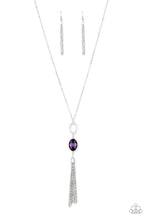 Load image into Gallery viewer, Paparazzi VINTAGE VAULT "Unstoppable Glamour" Purple Necklace & Earring Set Paparazzi Jewelry
