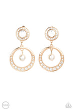 Load image into Gallery viewer, Paparazzi "Regal Revel" Gold Clip On Earrings Paparazzi Jewelry