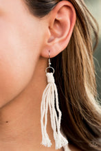 Load image into Gallery viewer, Paparazzi Macrame Mantra - White Necklace