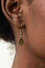 Load image into Gallery viewer, Paparazzi Half-Moon Child - Brass Necklace