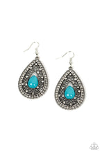 Load image into Gallery viewer, Paparazzi Cloud Nine Couture - Blue Earrings