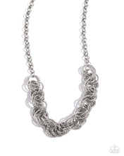 Load image into Gallery viewer, Paparazzi Urban Acoustics - Silver Necklace