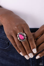 Load image into Gallery viewer, Paparazzi SCALLOPED in Stone - Pink Ring