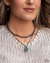 Load image into Gallery viewer, Paparazzi Flair for the Fierce - Blue Necklace