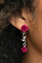Load image into Gallery viewer, Paparazzi Led by the ROSE - Pink Earrings