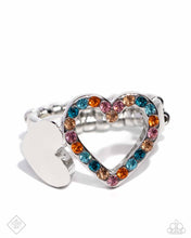 Load image into Gallery viewer, Paparazzi Play a HEART - Orange Ring