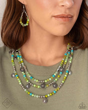 Load image into Gallery viewer, Paparazzi Piquant Pattern - Green Necklace