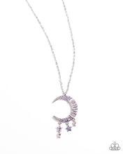Load image into Gallery viewer, Paparazzi Lunar Landmark - Purple Necklace