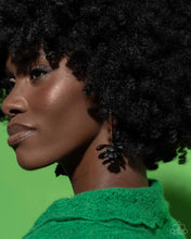 Load image into Gallery viewer, Paparazzi Plentiful Petals - Black Earrings