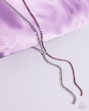 Load image into Gallery viewer, Paparazzi Elongated Eloquence - Red Necklace