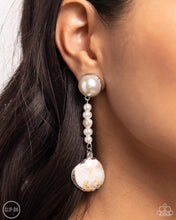 Load image into Gallery viewer, Paparazzi Oceanic Occasion - White Earrings