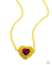 Load image into Gallery viewer, Paparazzi Locket Leisure - Yellow Necklace
