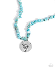 Load image into Gallery viewer, Paparazzi Longhorn Leader - Blue Necklace