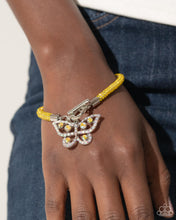 Load image into Gallery viewer, Paparazzi Aerial Appeal - Yellow Bracelet