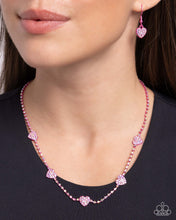 Load image into Gallery viewer, Paparazzi Homecoming Hearts - Pink Necklace