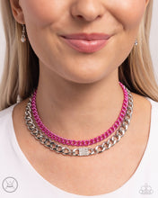 Load image into Gallery viewer, Paparazzi Exaggerated Effort - Pink Necklace