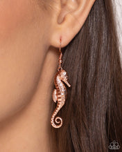 Load image into Gallery viewer, Paparazzi Sparkling Seahorse / Seahorse Sheen - Copper Set