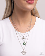 Load image into Gallery viewer, Paparazzi Anchor Arrangement - Green Necklace