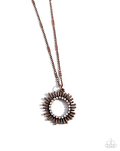 Load image into Gallery viewer, Paparazzi Sunburst Surprise - Copper Necklace