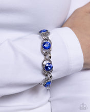 Load image into Gallery viewer, Paparazzi Serrated Secret - Blue Bracelet