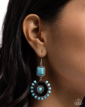 Load image into Gallery viewer, Paparazzi Earthy Emblem - Black Earrings