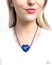 Load image into Gallery viewer, Paparazzi Locket Leisure - Blue Necklace