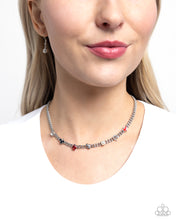 Load image into Gallery viewer, Paparazzi Vegas Vault - Red Necklace