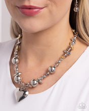 Load image into Gallery viewer, Paparazzi Glistening Gossip - Silver Necklace
