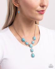 Load image into Gallery viewer, Paparazzi Defaced Deal - Blue Necklace