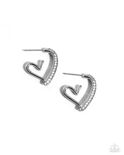 Load image into Gallery viewer, Paparazzi Curling Cameo - White Earrings