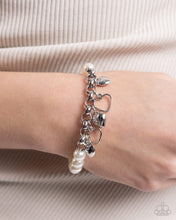 Load image into Gallery viewer, Paparazzi Charming Candidate - White Bracelet
