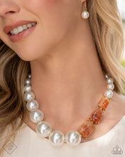 Load image into Gallery viewer, Paparazzi Marbled Moment - Orange Necklace