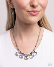 Load image into Gallery viewer, Paparazzi Teardrop Tribute - Yellow Necklace