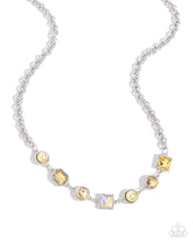 Load image into Gallery viewer, Paparazzi Bejeweled Bravado - Yellow Necklace